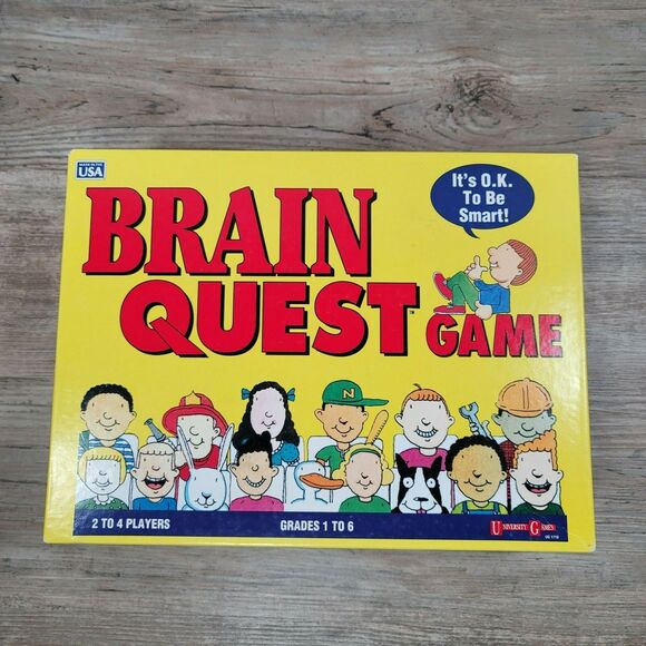 Brain Quest Game Grades 1-6 + Ask Me Trivia Math Science Reading Social Studies - Picture 2 of 8